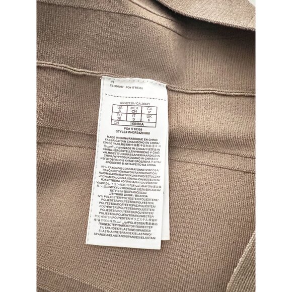 Guess - Stretchy knit dress - Light Brown - Size Small - Picture 4 of 6